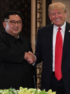 Kim Jong Un y Donald Trump