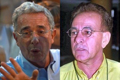 Álvaro Uribe y Eudaldo Díaz Salgado