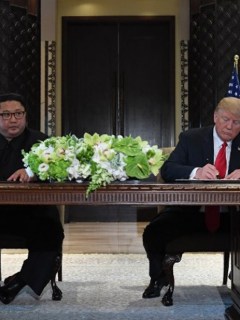 Trump y Kim