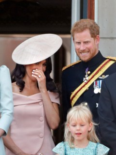 Kate Middleton, Meghan Markle y el príncipe Harry