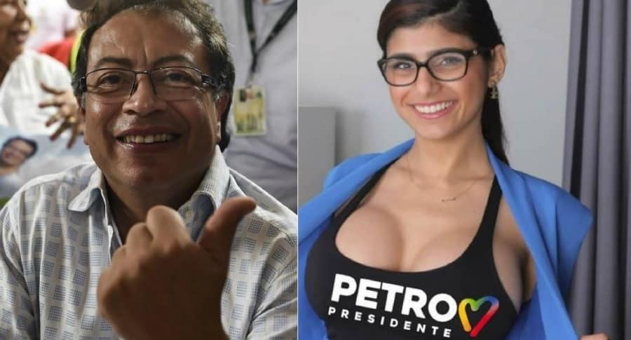 Gustavo Petro habla de Mia Khalifa en entrevista con Vicky ...