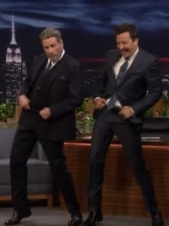 John Travolta y Jimmy Fallon