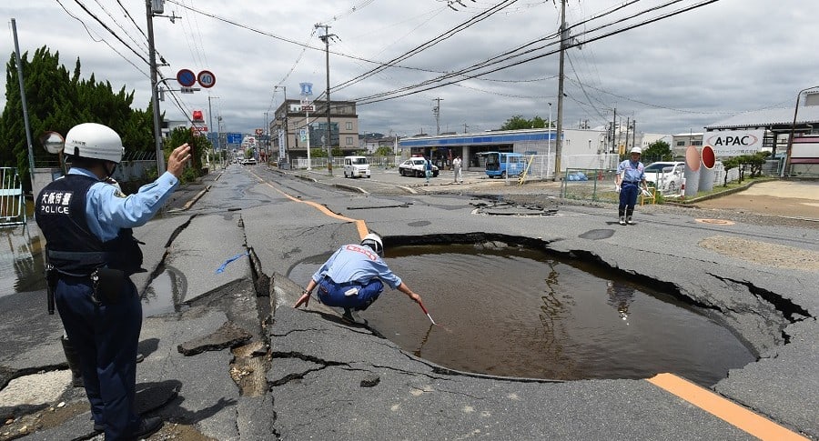 Terremoto en Japón