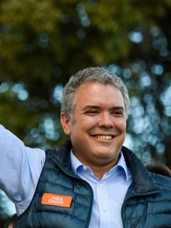 Álvaro Uribe e Iván Duque