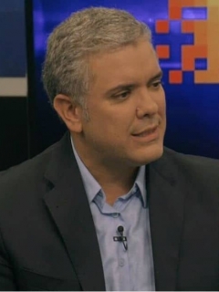 Iván Duque y Claudia López