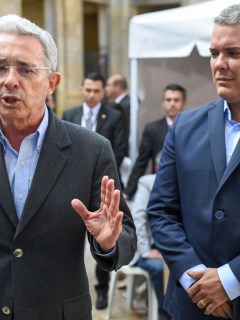 Álvaro Uribe e Iván Duque