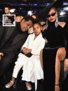 Jay Z, Blue Ivy y Beyoncé