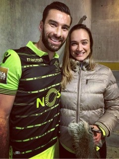 Rui Patricio y su esposa Vera Ribeiro
