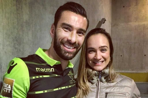 Rui Patricio y su esposa Vera Ribeiro