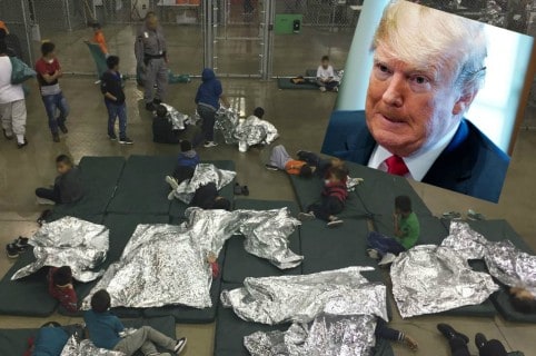 Niños en jaulas