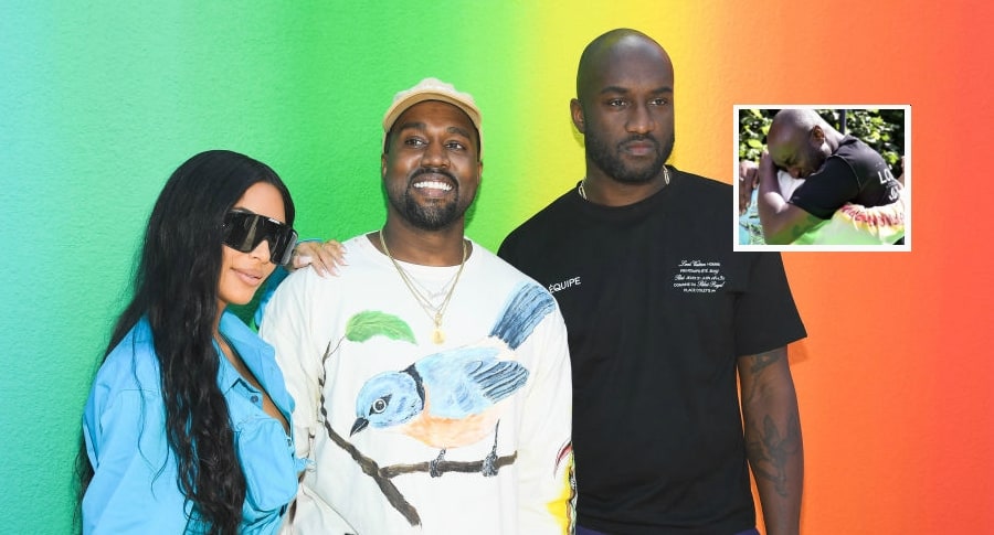 Kim Kardashian, Kanye West y Virgil Abloh