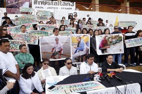 Periodistas secuestrados