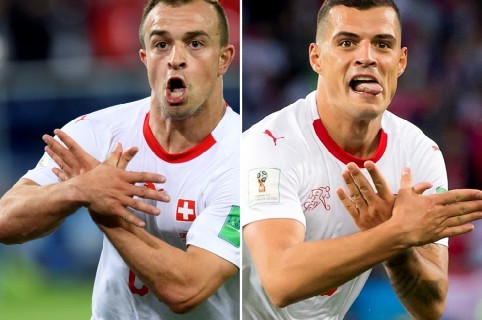 Shaqiri y Xhaka