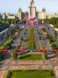 'Fan fest' en Moscú