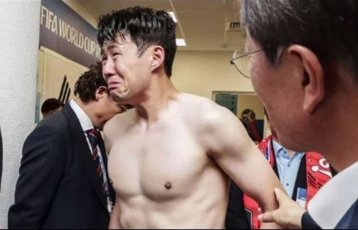 llanto deSon Heung Min llanto deSon Heung Min