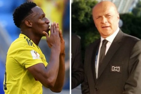 Yerry Mina y Carlos Antonio Vélez