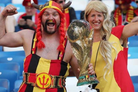 Hinchas de Bélgica