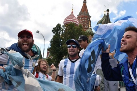 argentinos en Rusia 2018 AFP