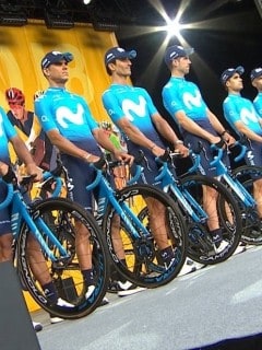 Nairo Quintana con el Movistar Team