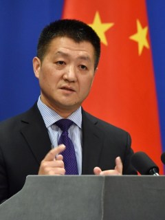 Lu Kang, portavoz del Ministerio chino de Asuntos Exteriores
