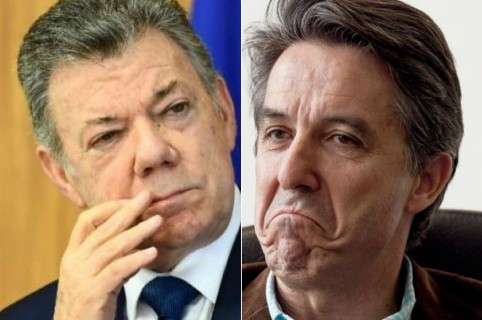 Juan Manuel Santos y Roberto Prieto