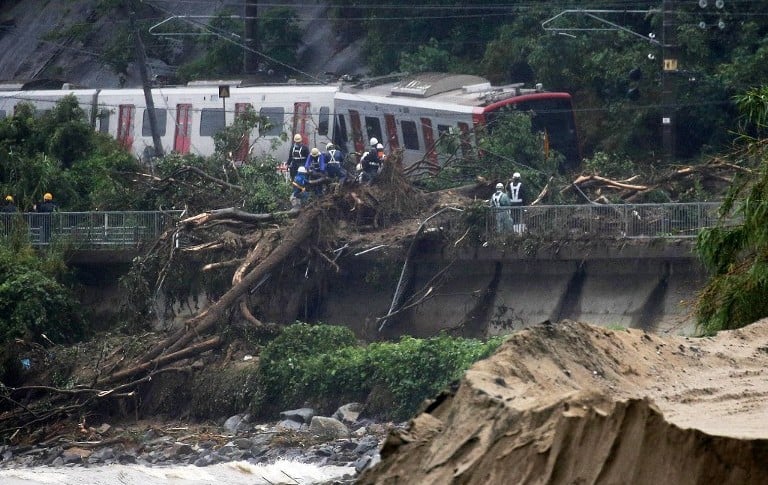 JAPAN-WEATHER-RAIN-FLOOD-LANDSLIDE-TOLL