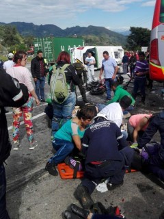 Accidente Bogotá - La Vega