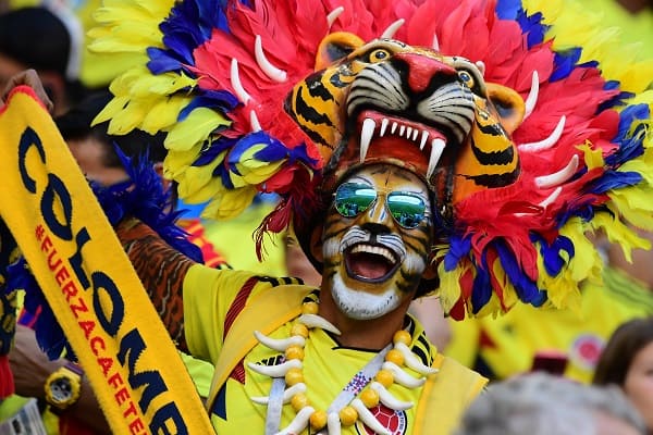 Hincha colombiano en Rusia Hincha colombiano en Rusia