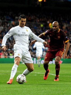 Cristiano Ronaldo contra la Roma
