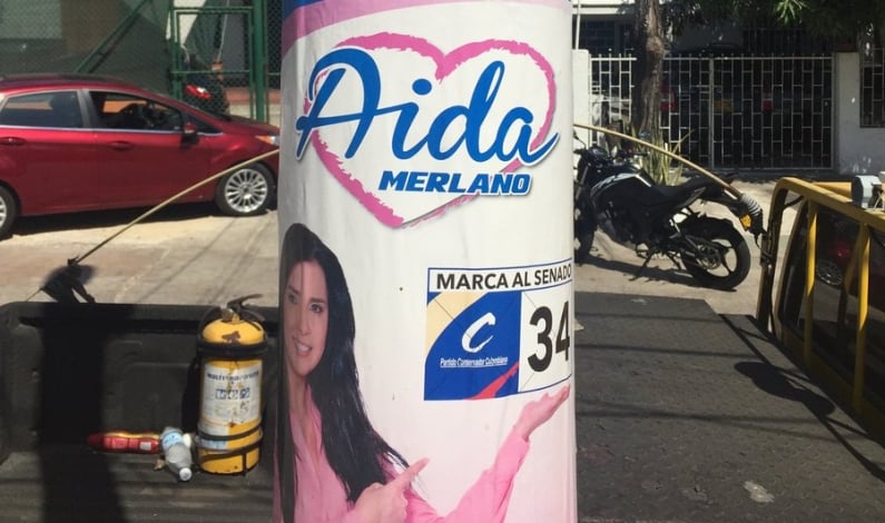 Afiches de Aída Merlano