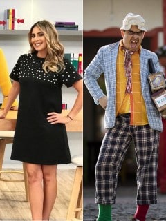 Mónica Rodríguez y Carolina Soto, presentadoras, y 'Suso, el paspi', humorista.