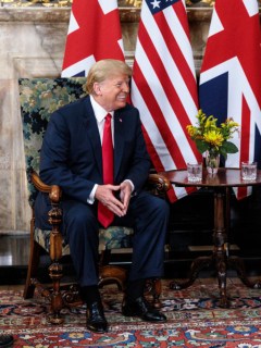 Donald Trump y Theresa May