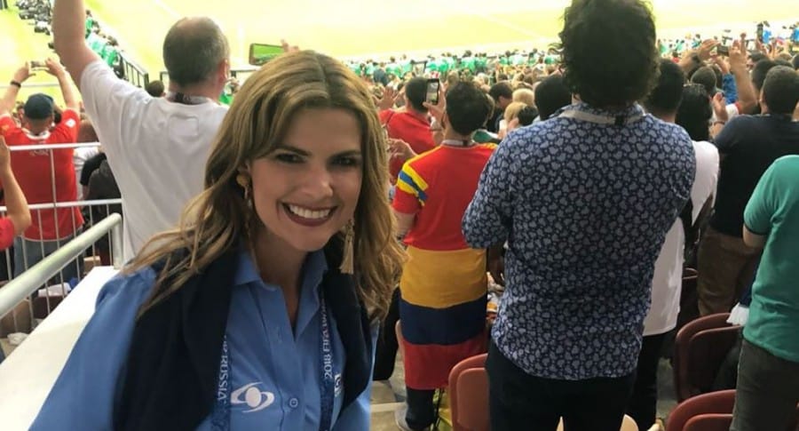 Rochi Stevenson, presentadora.