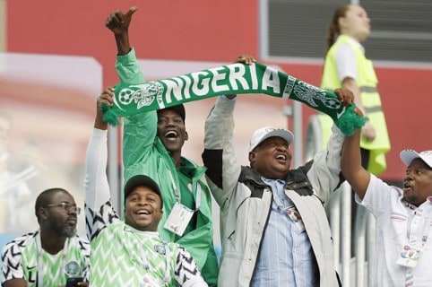 Fans nigerianos