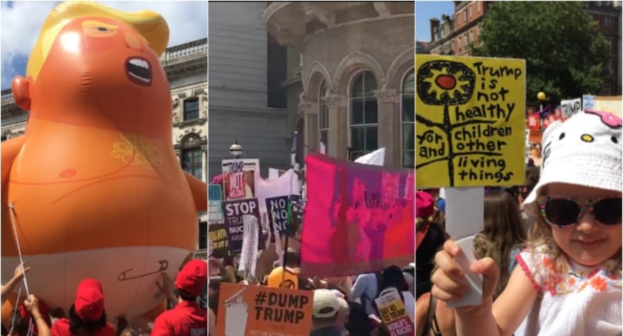 Protestas Trump Londres