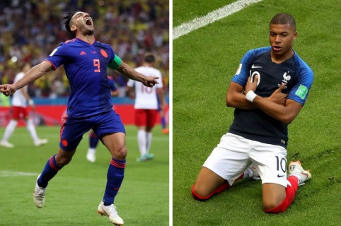 Falcao y Mbappe