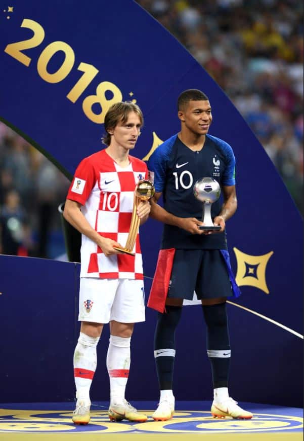 Mbappé y Modric Mbappé y Modric