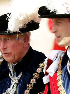 El príncipe Carlos y el príncipe William