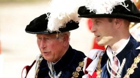 El príncipe Carlos y el príncipe William