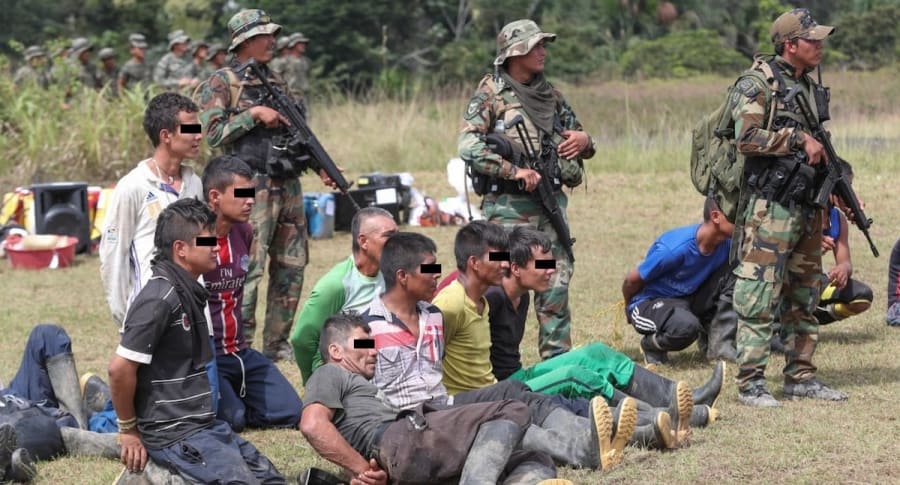 Detenidos en la frontera colomboperuana