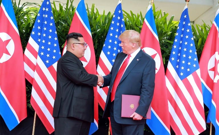 Kim Jong-un y Donald Trump