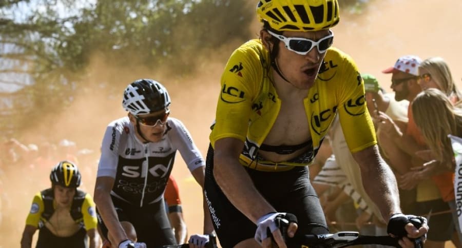 Christopher Froome y Geraint Thomas