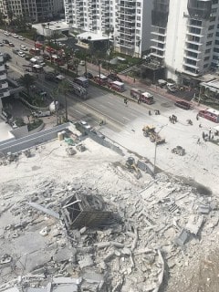 Edificio colapsado en Miami