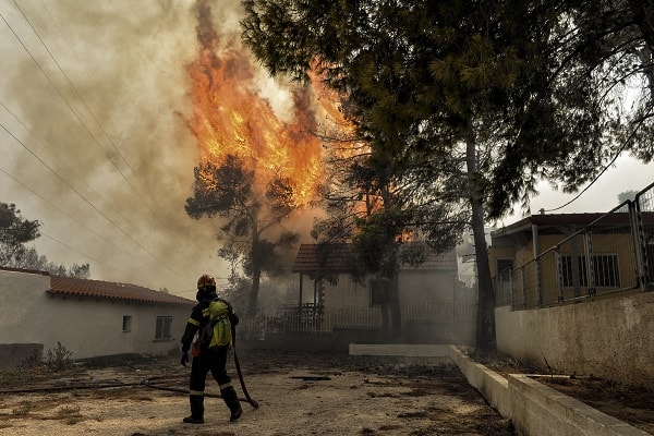 Incendios en Grecia.
