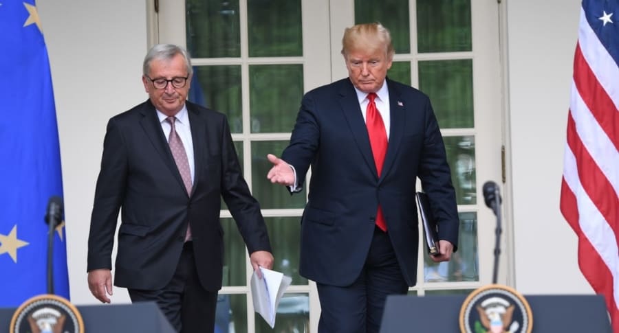 Trump y Europa (AFP)