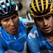 Nairo Quintana y Mikel Landa, ciclistas.
