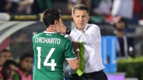 Javier 'Chicharito' Hernández y Juan Carlos Osorio