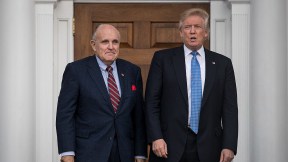 Rudy Giuliani y Donald Trump