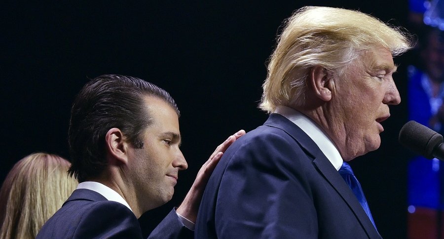 Donald Trump y su hijo