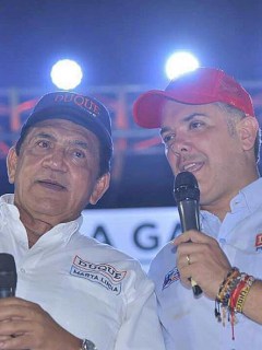 Poncho Zuleta e Iván Duque
